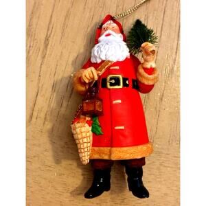 2000 Hallmark WINTERBERRY SANTA Claus Keepsake Christmas Ornament